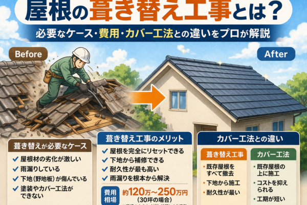 屋根工事 葺き替え