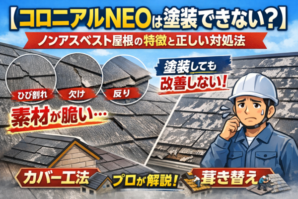 府中市 屋根塗装 コロニアルNEO