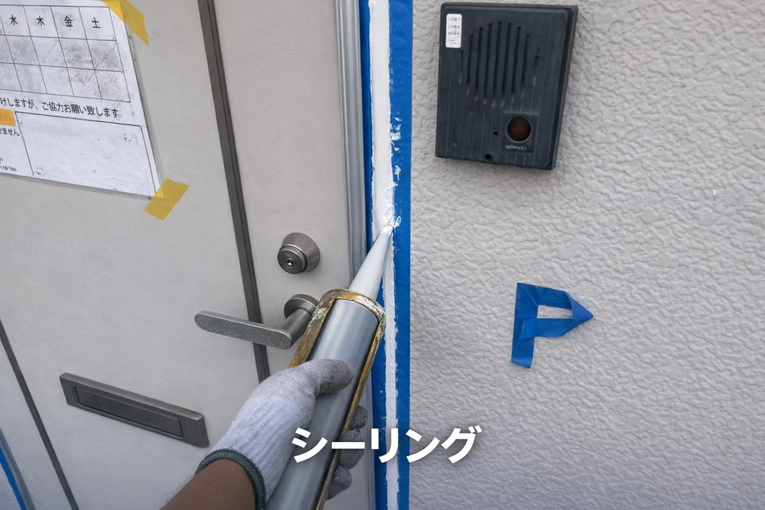 府中市　シーリング工事